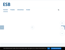 Tablet Screenshot of esb-group.com